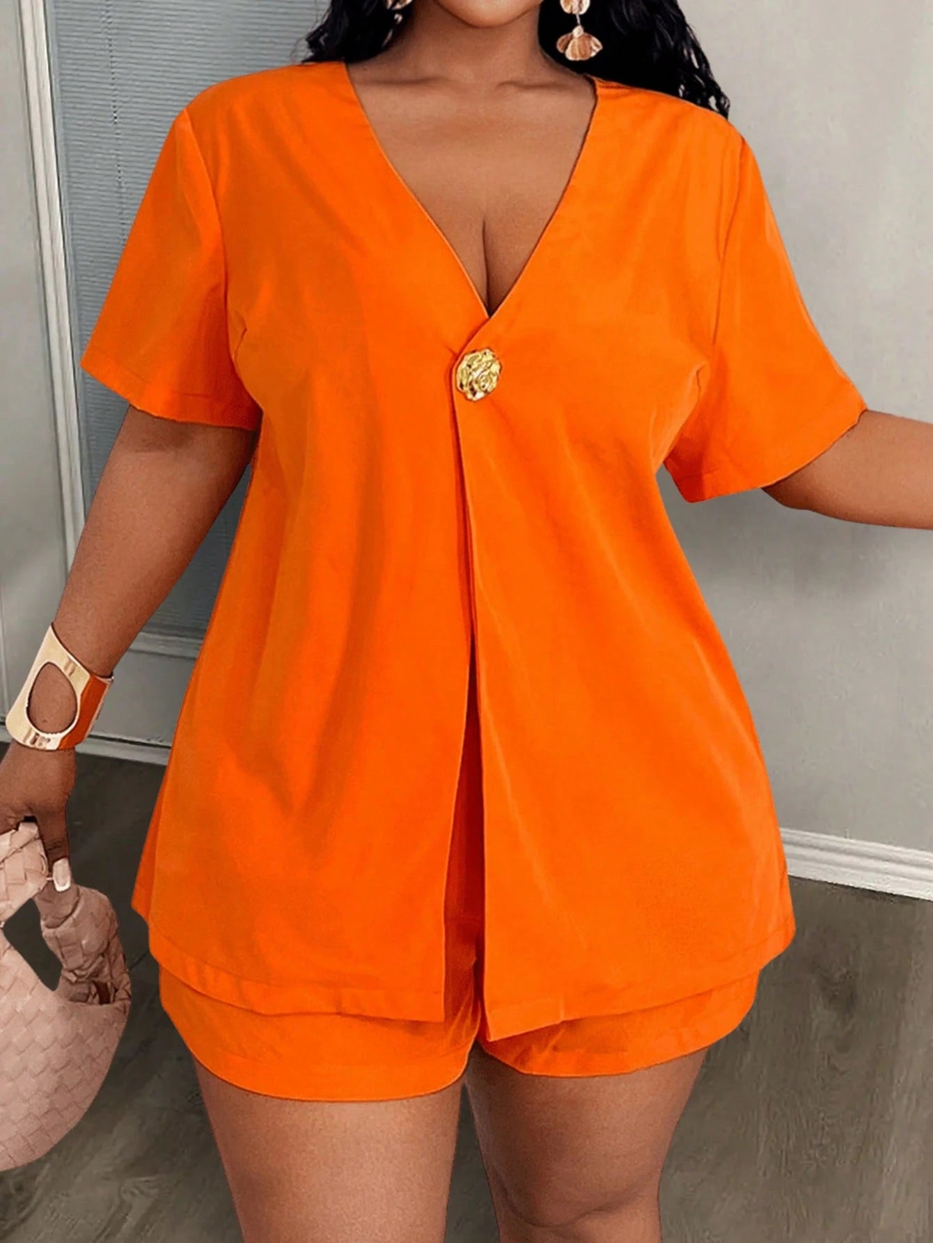 Conjunto Feminino de 2 Peças. Plus Size - Hailey