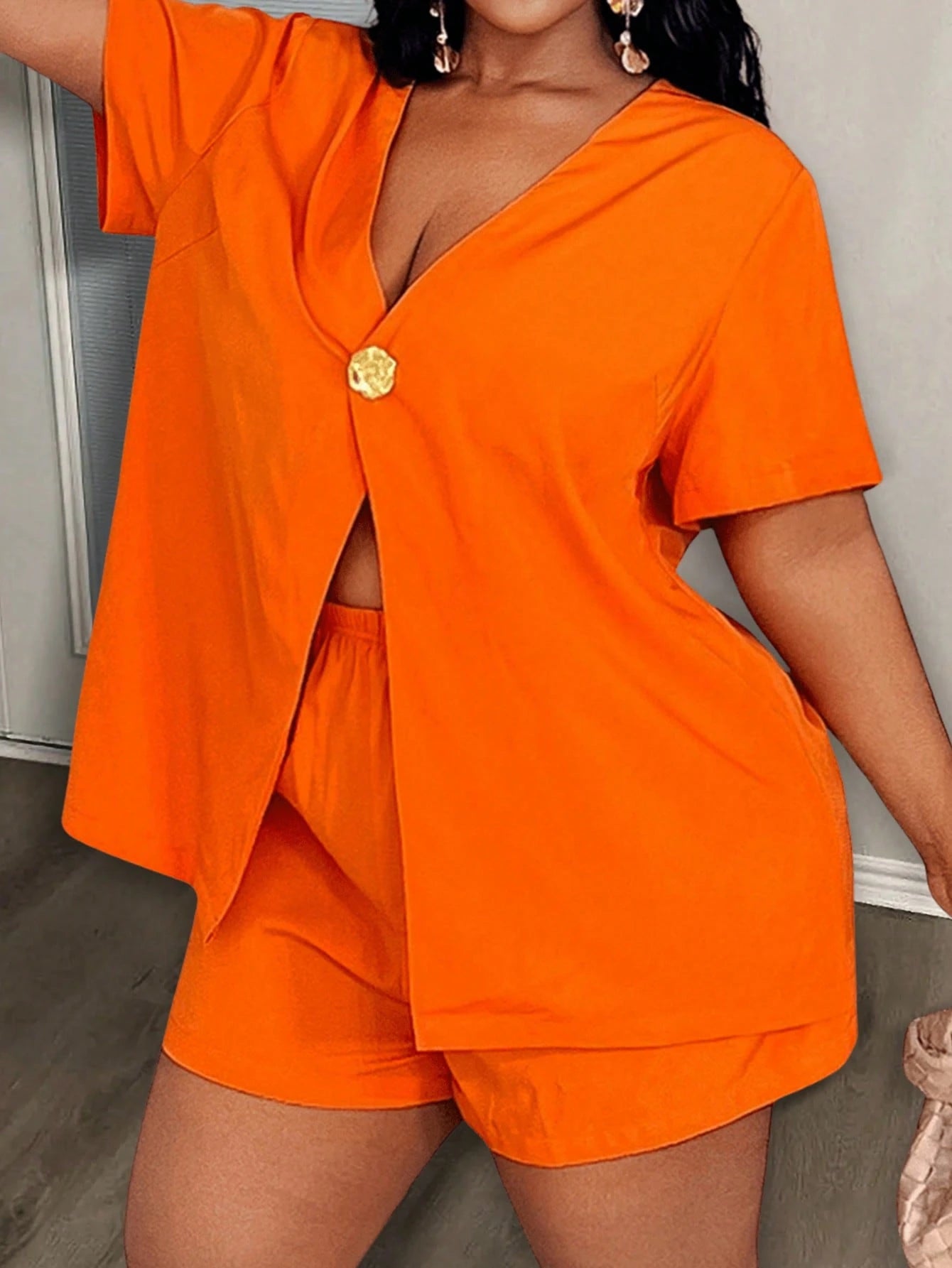 Conjunto Feminino de 2 Peças. Plus Size - Hailey