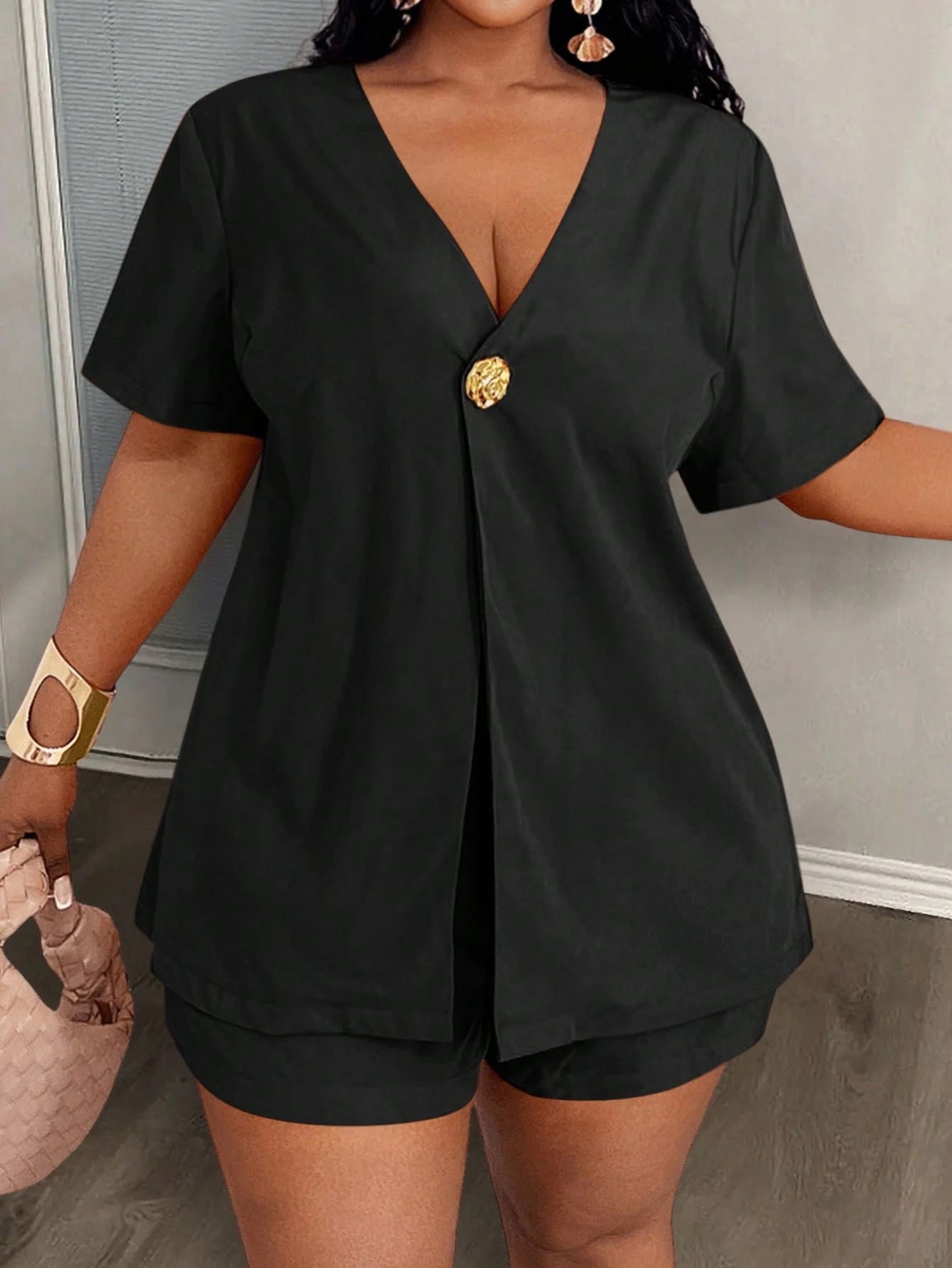 Conjunto Feminino de 2 Peças. Plus Size - Hailey
