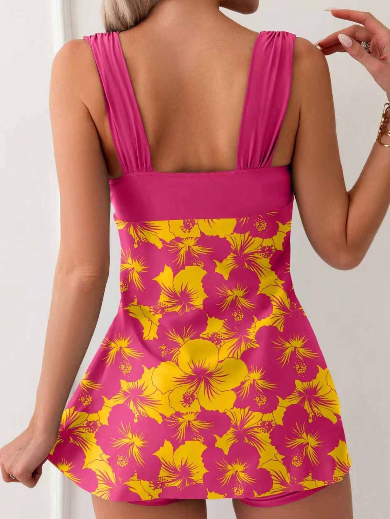 Tankini Feminino Decote V Pequeno Aruba.