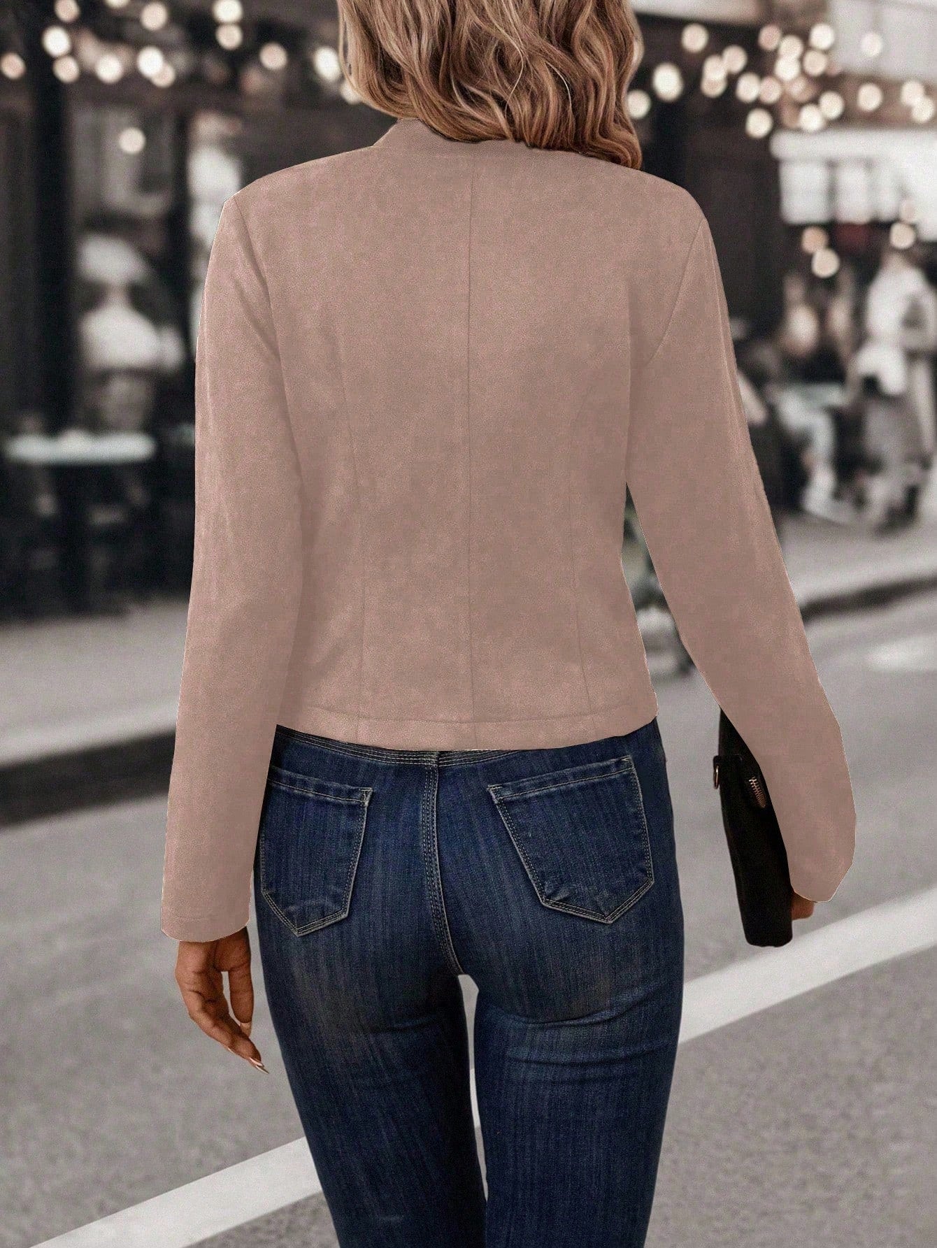 Casaco Feminino casual com botões frontais Milena