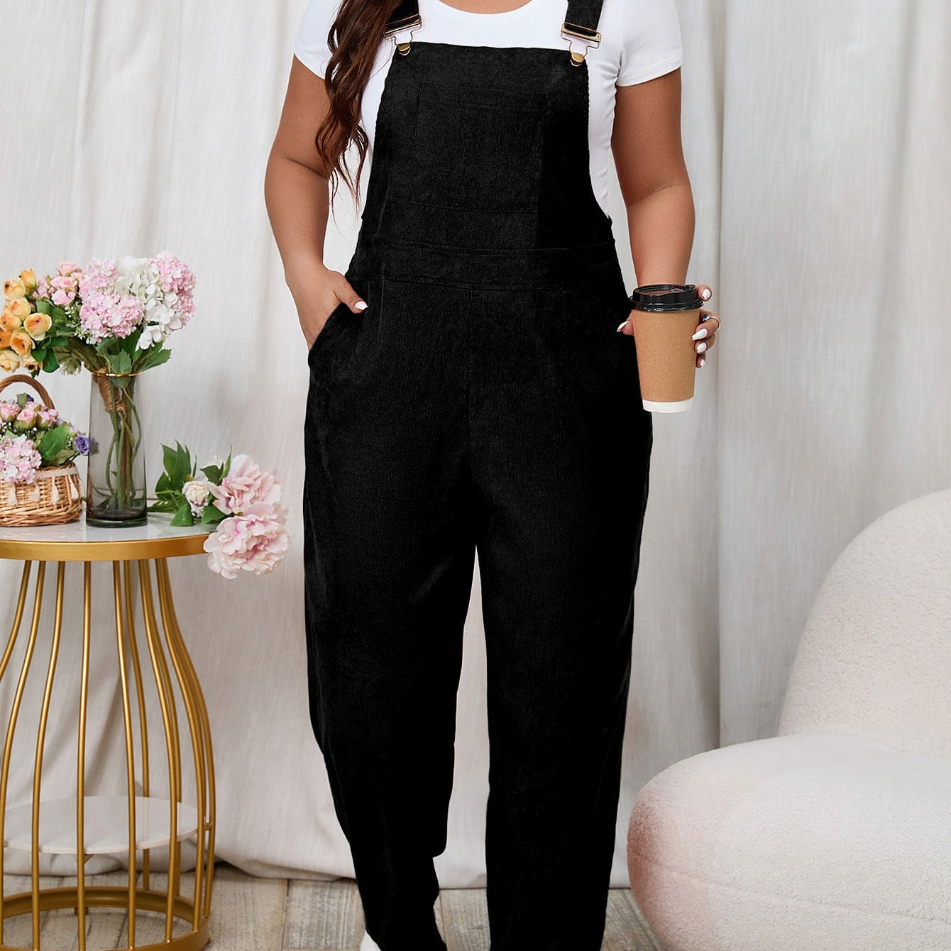 Macacão feminino  Plus Size Caroline