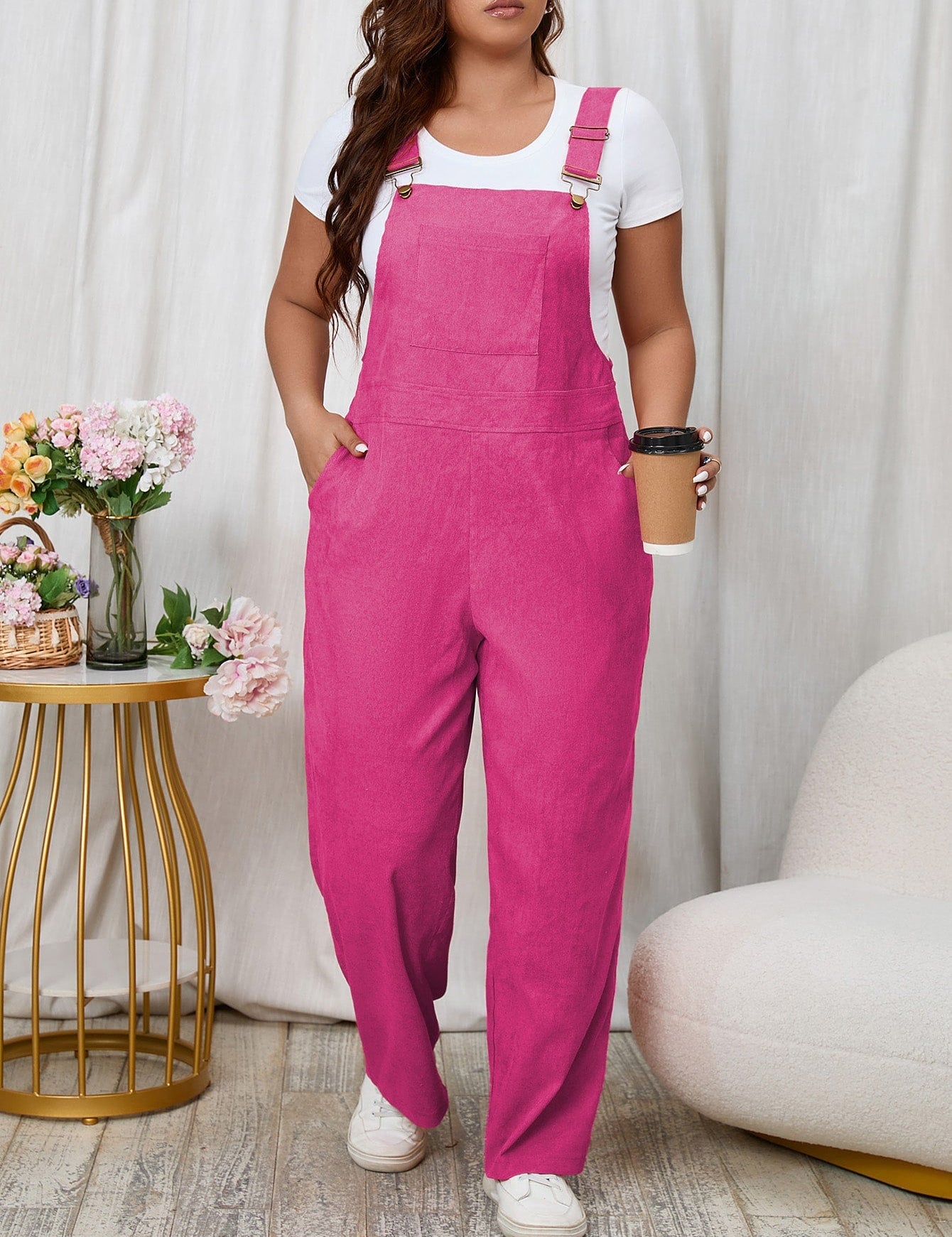 Macacão feminino  Plus Size Caroline