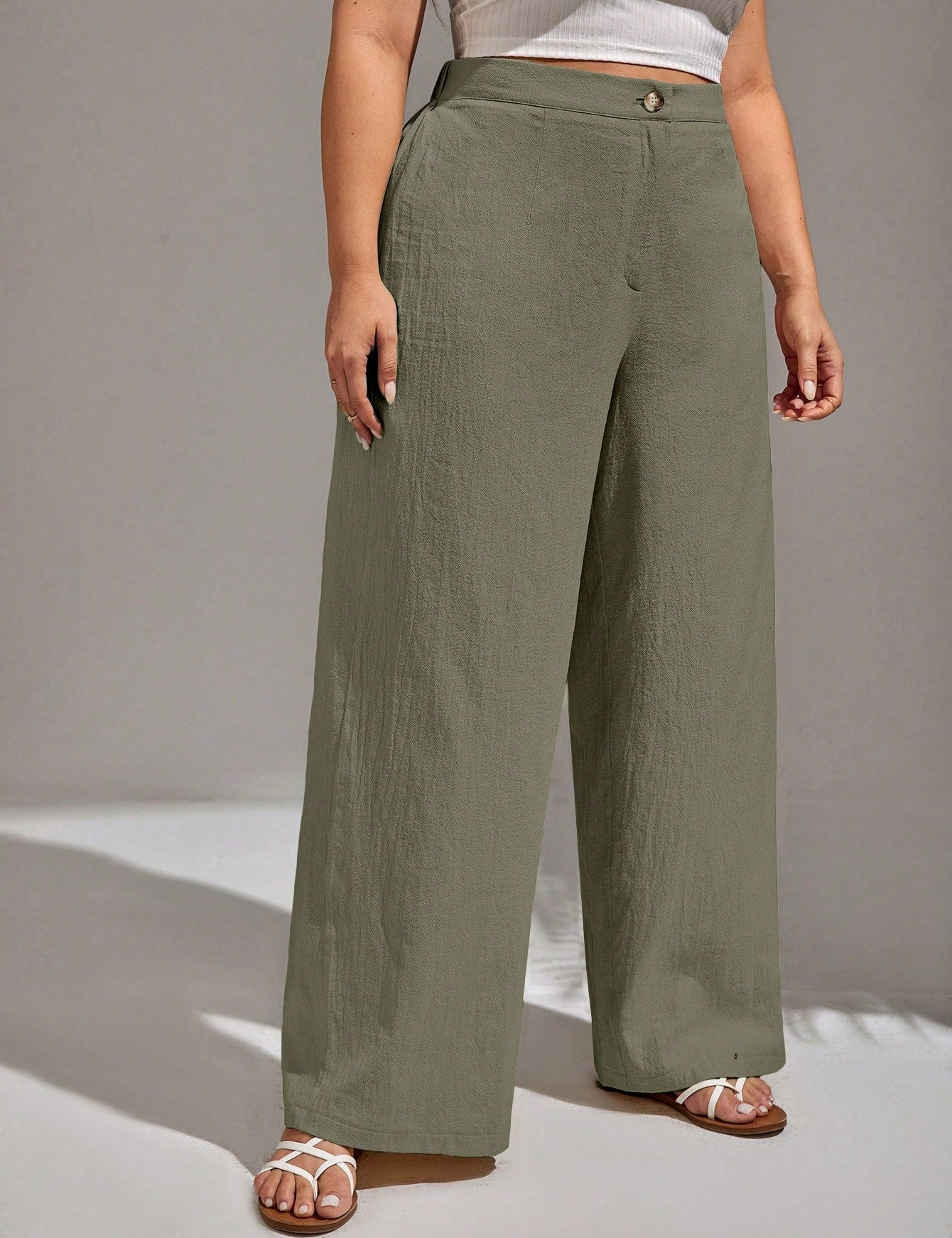 Calça Feminina Casual Plus Size Felicia