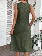 Vestido Feminino Sem Manga Emily.