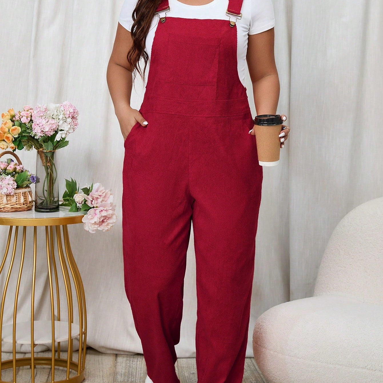 Macacão feminino  Plus Size Caroline