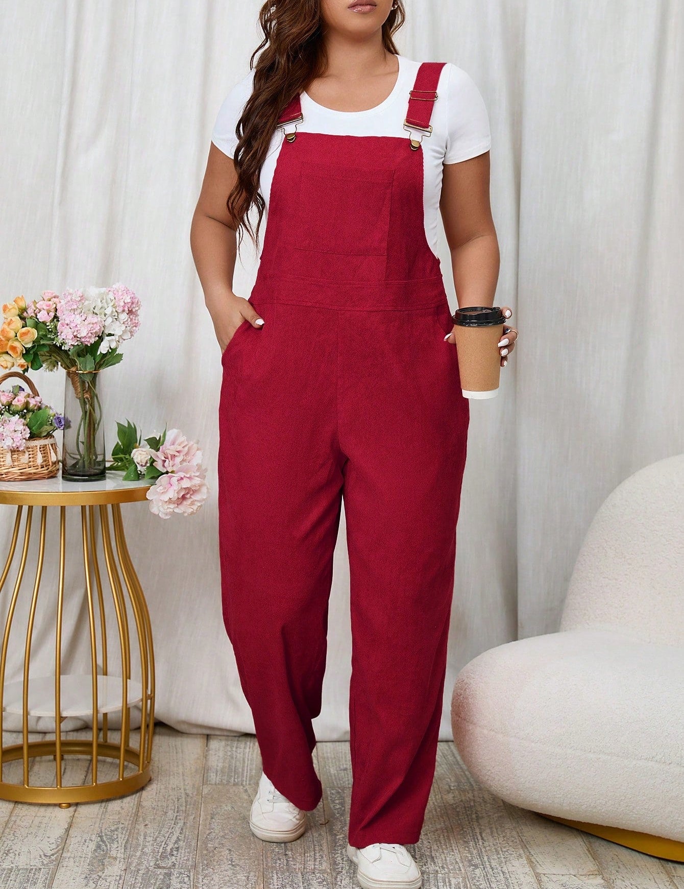 Macacão feminino  Plus Size Caroline