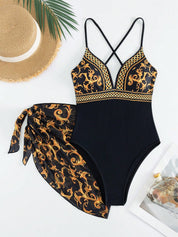 Maiô feminino com saída de praia Estella