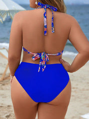 Biquini feminino cintura alta plus size Jazmin.