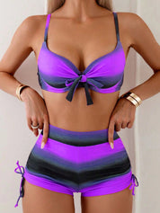 Shortkini feminino com estampa degradê Paloma