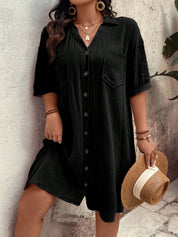 Vestido feminino tipo chamise plus size Daniela