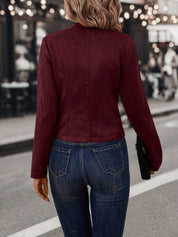 Casaco Feminino casual com botões frontais Milena