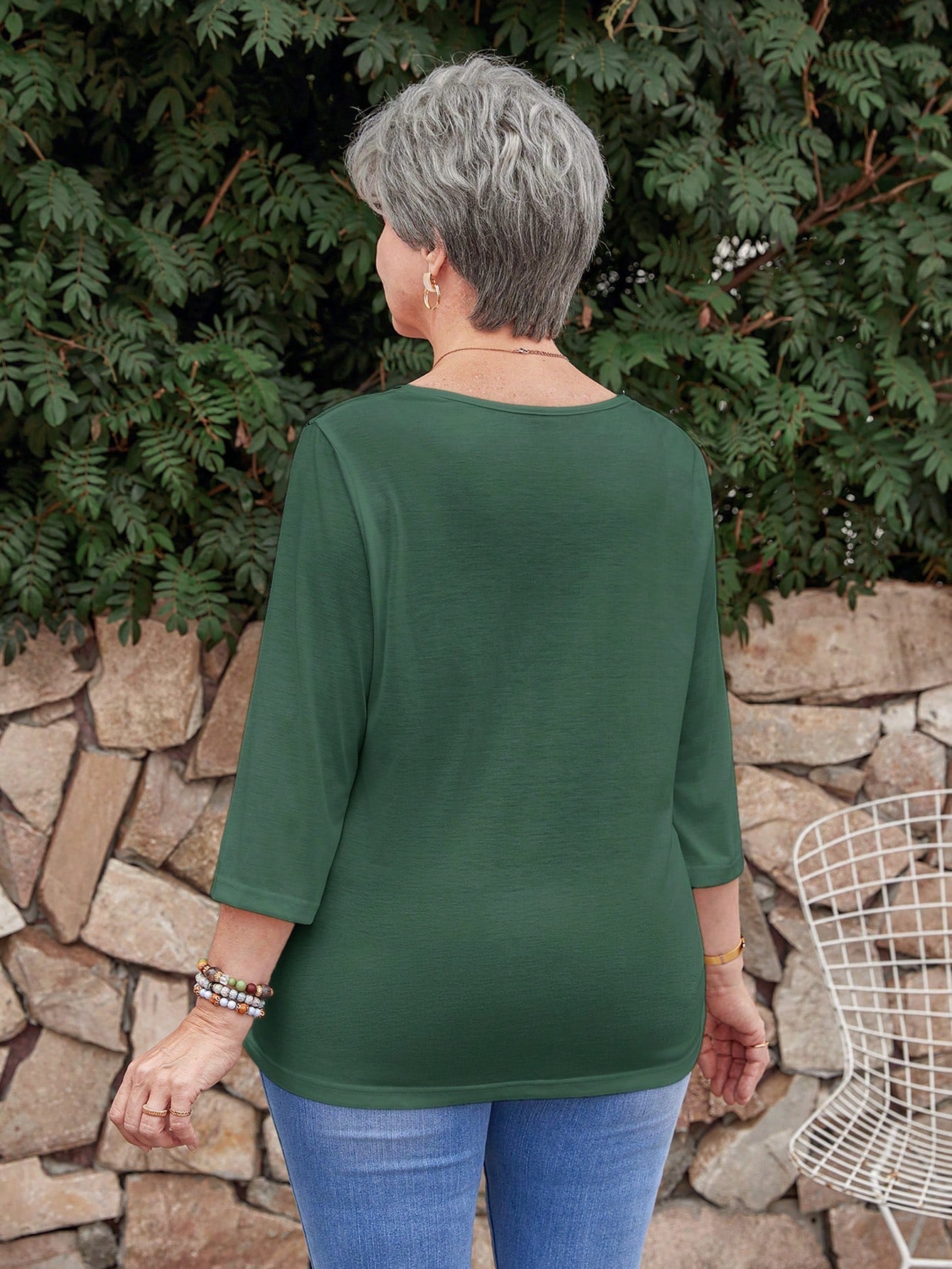 Blusa feminina plus size Rosie