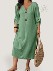 Vestido feminino casual plus size Belga