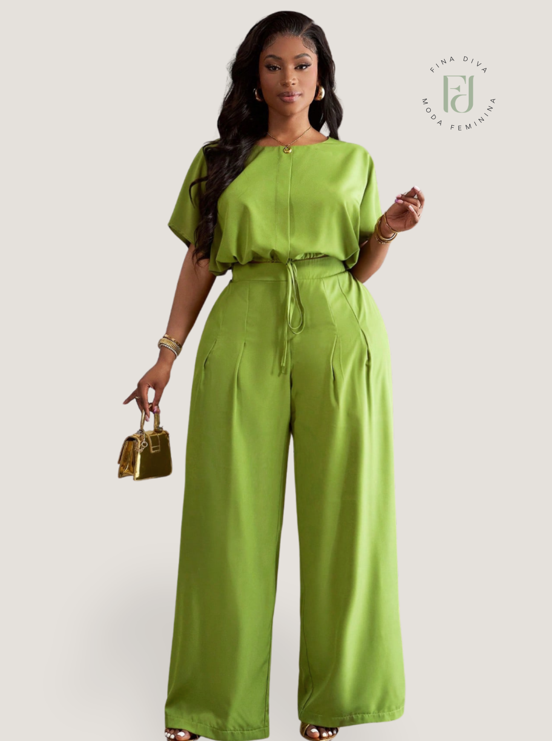 Conjunto Feminino Plus Size Chloe