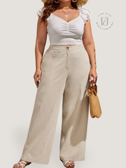 Calça Feminina Casual Plus Size Felicia