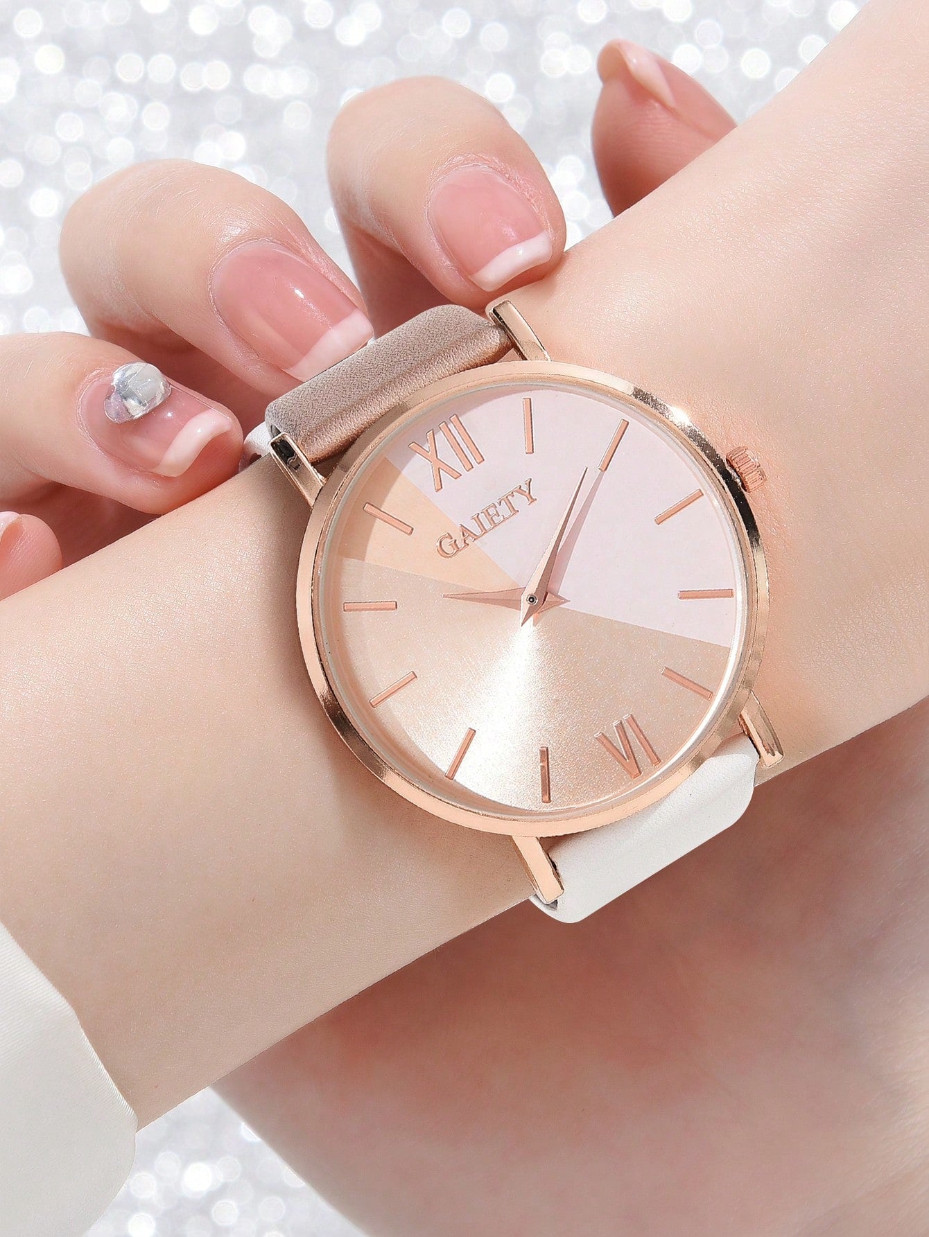1 peça Relógio Feminino & 1 peça Pulseira de bracelete - Helaine
