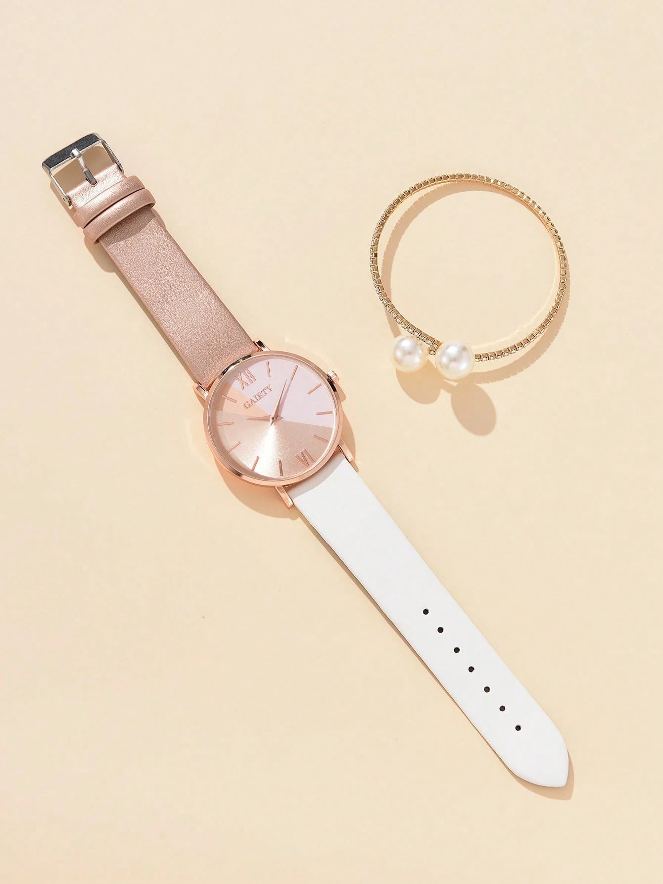 1 peça Relógio Feminino & 1 peça Pulseira de bracelete - Helaine