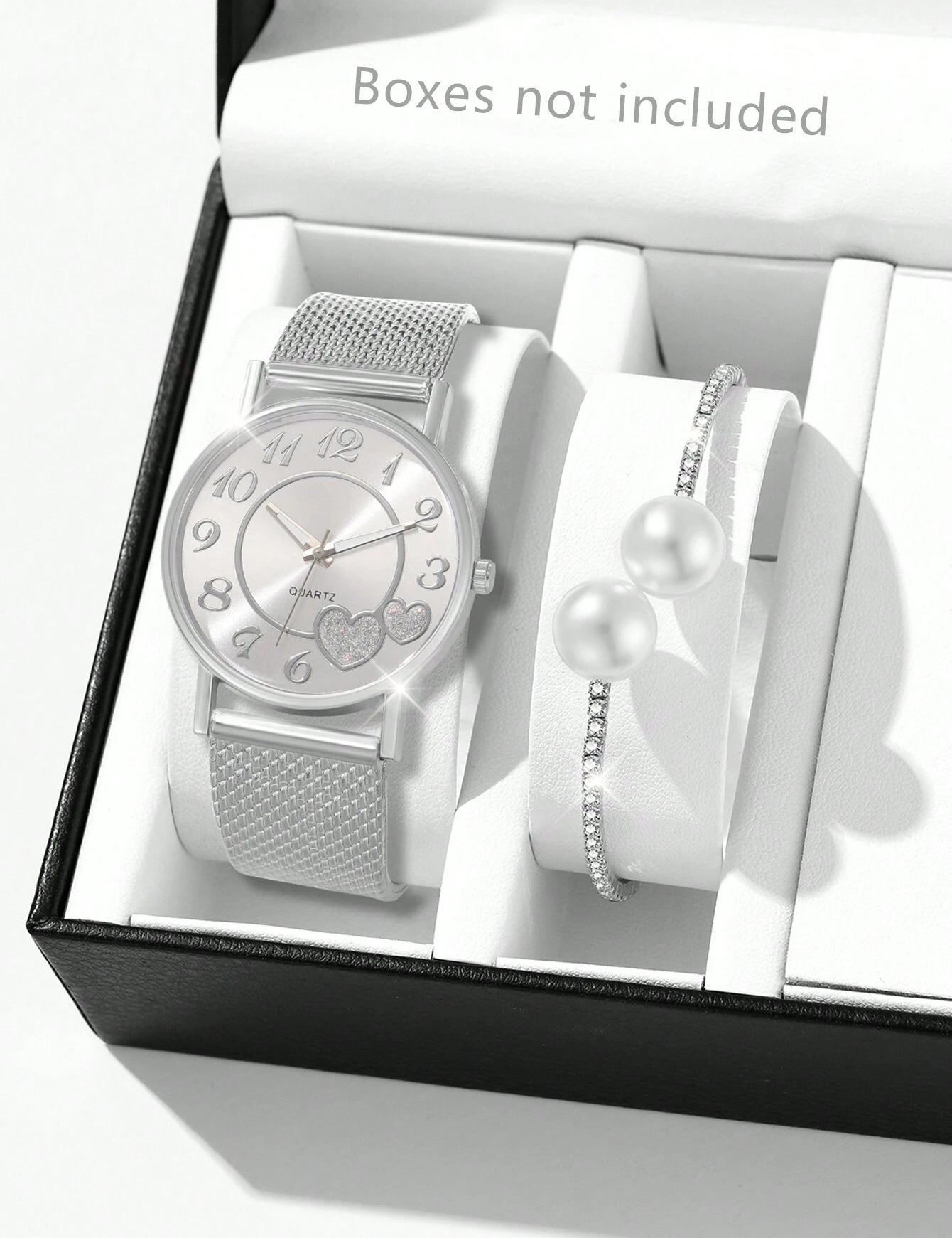 1 peça Relógio Feminino & 1 peça Pulseira de bracelete - Helaine