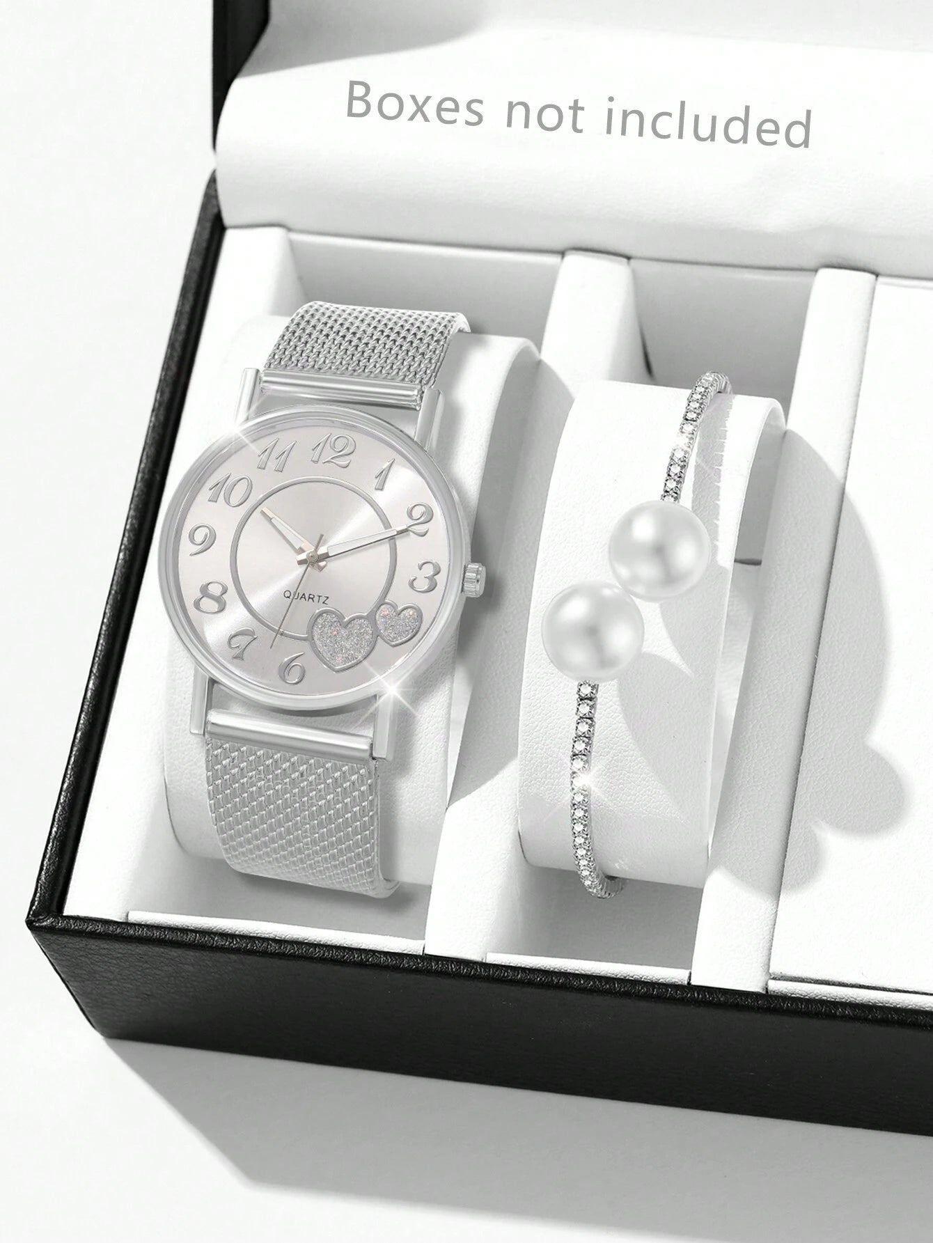 1 peça Relógio Feminino & 1 peça Pulseira de bracelete - Helaine