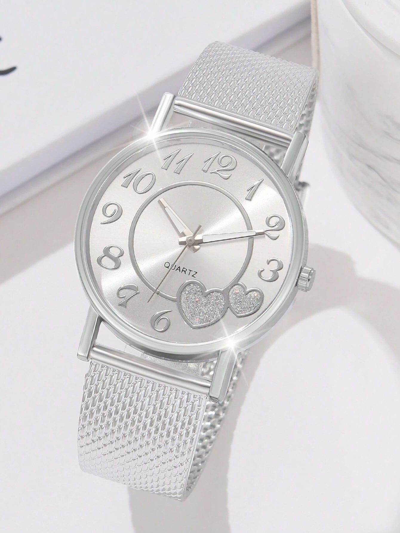 1 peça Relógio Feminino & 1 peça Pulseira de bracelete - Helaine