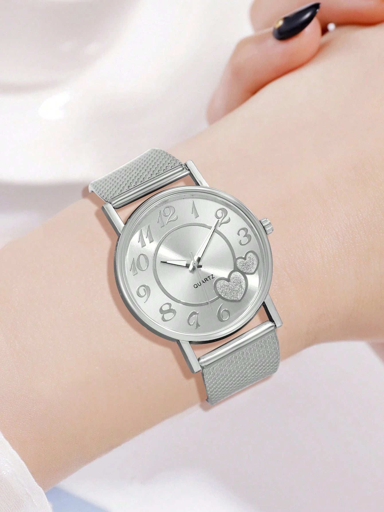 1 peça Relógio Feminino & 1 peça Pulseira de bracelete - Helaine