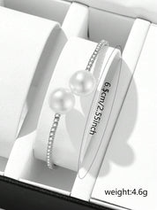 1 peça Relógio Feminino & 1 peça Pulseira de bracelete - Helaine