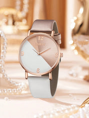1 peça Relógio Feminino & 1 peça Pulseira de bracelete - Helaine