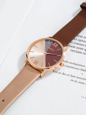 1 peça Relógio Feminino & 1 peça Pulseira de bracelete - Helaine
