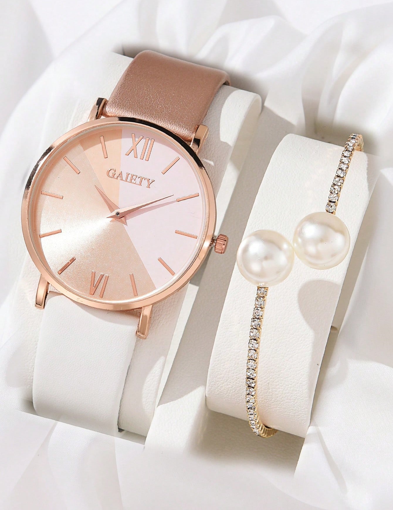 1 peça Relógio Feminino & 1 peça Pulseira de bracelete - Helaine