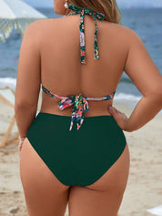 Biquini feminino cintura alta plus size Jazmin.