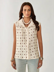 Blusa Feminina Elegante com detalhe de Renda - Taliyah