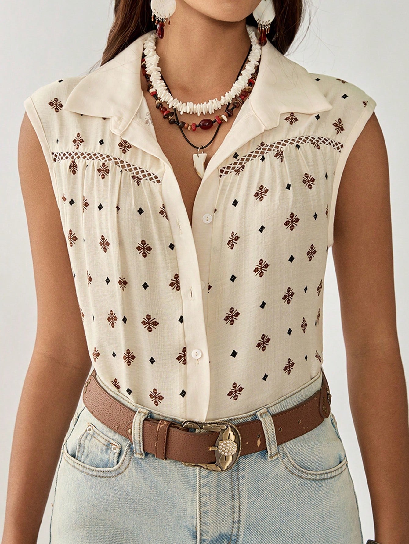 Blusa Feminina Elegante com detalhe de Renda - Taliyah