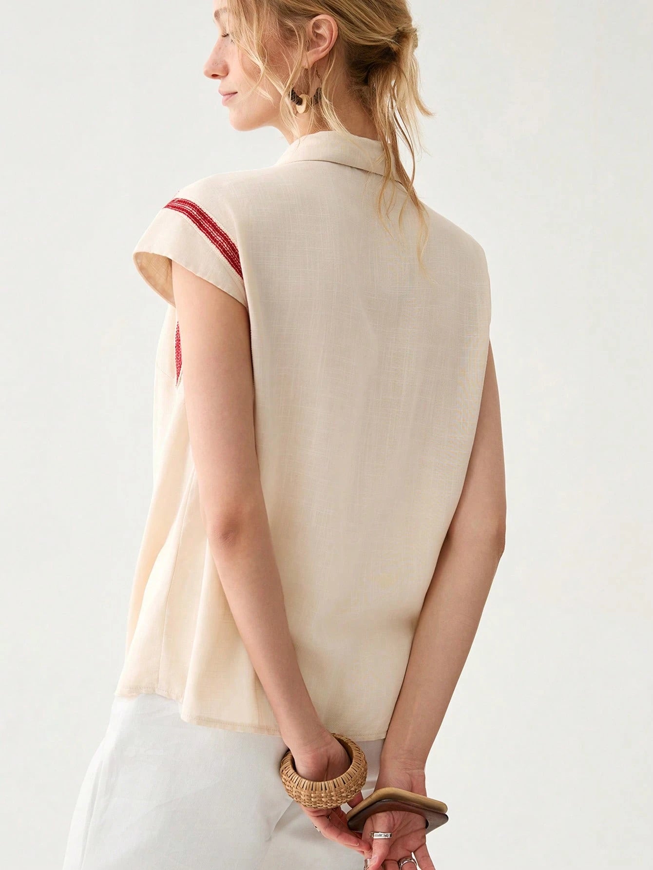 Blusa Feminina Elegante de Estilo Boêmio - Clarissa