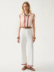 Blusa Feminina Elegante de Estilo Boêmio - Clarissa