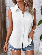 Blusa Feminina Sem Mangas - Philippa