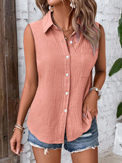 Blusa Feminina Sem Mangas - Philippa