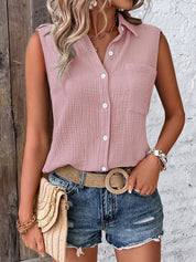 Blusa Feminina Sem Mangas - Philippa