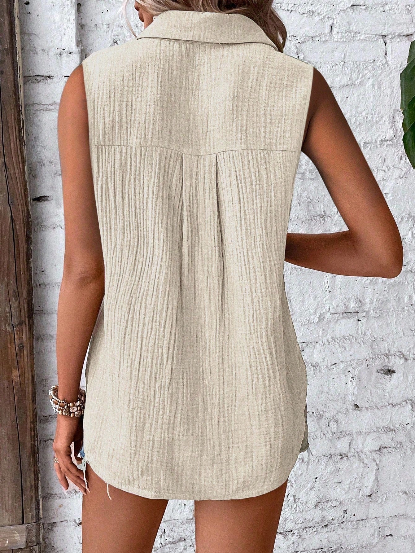 Blusa Feminina Sem Mangas - Philippa