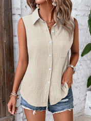 Blusa Feminina Sem Mangas - Philippa