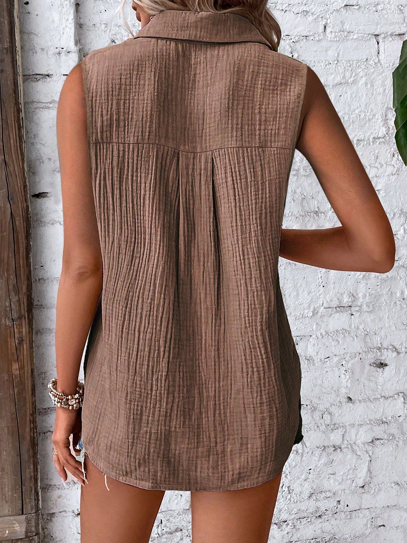 Blusa Feminina Sem Mangas - Philippa