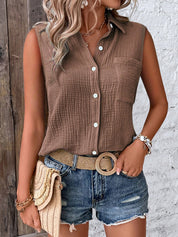 Blusa Feminina Sem Mangas - Philippa