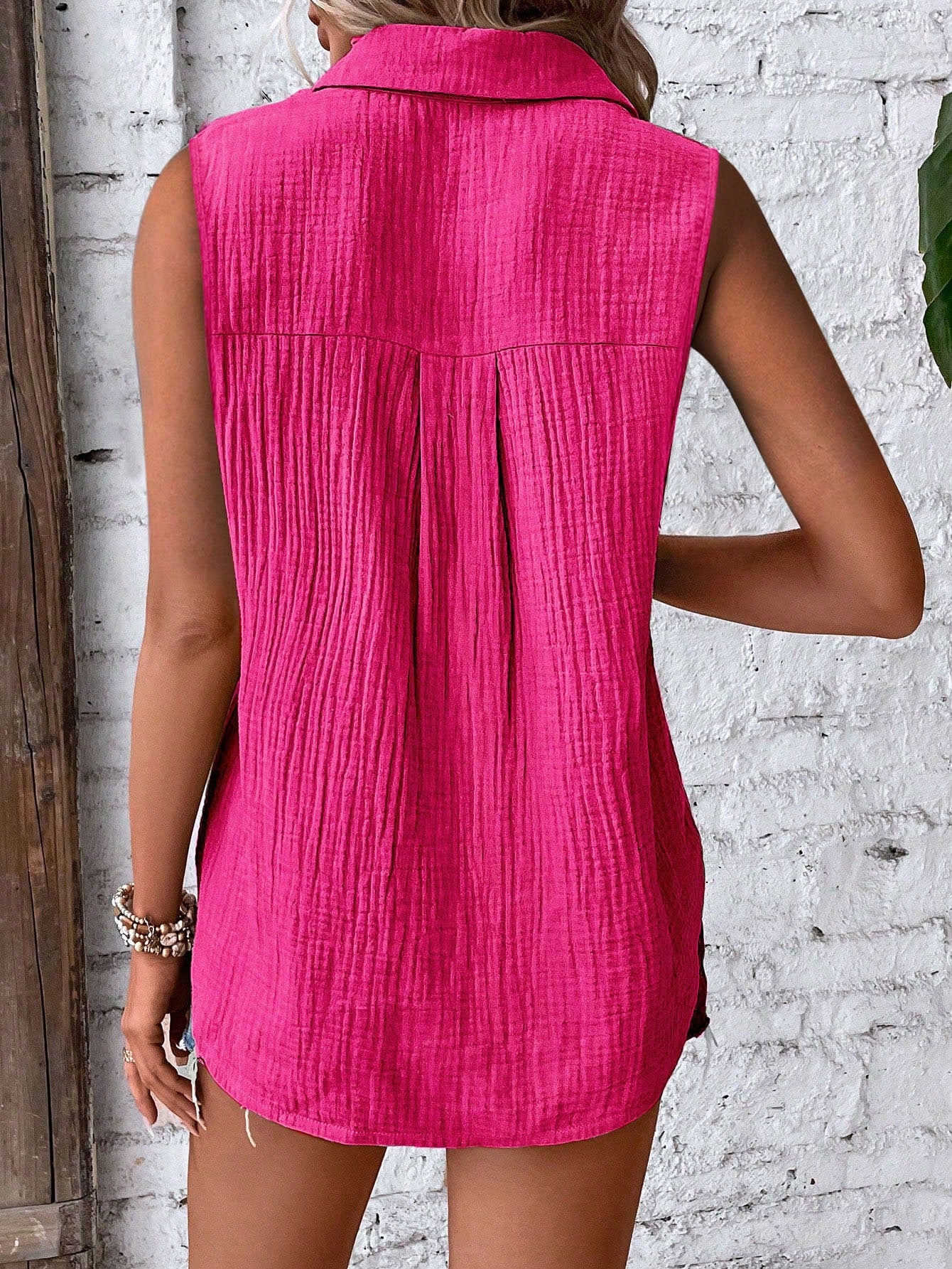 Blusa Feminina Sem Mangas - Philippa