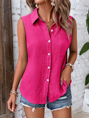 Blusa Feminina Sem Mangas - Philippa