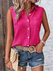 Blusa Feminina Sem Mangas - Philippa