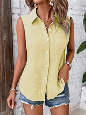 Blusa Feminina Sem Mangas - Philippa