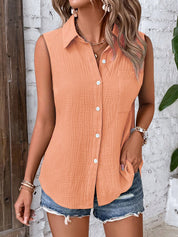 Blusa Feminina Sem Mangas - Philippa