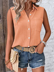 Blusa Feminina Sem Mangas - Philippa