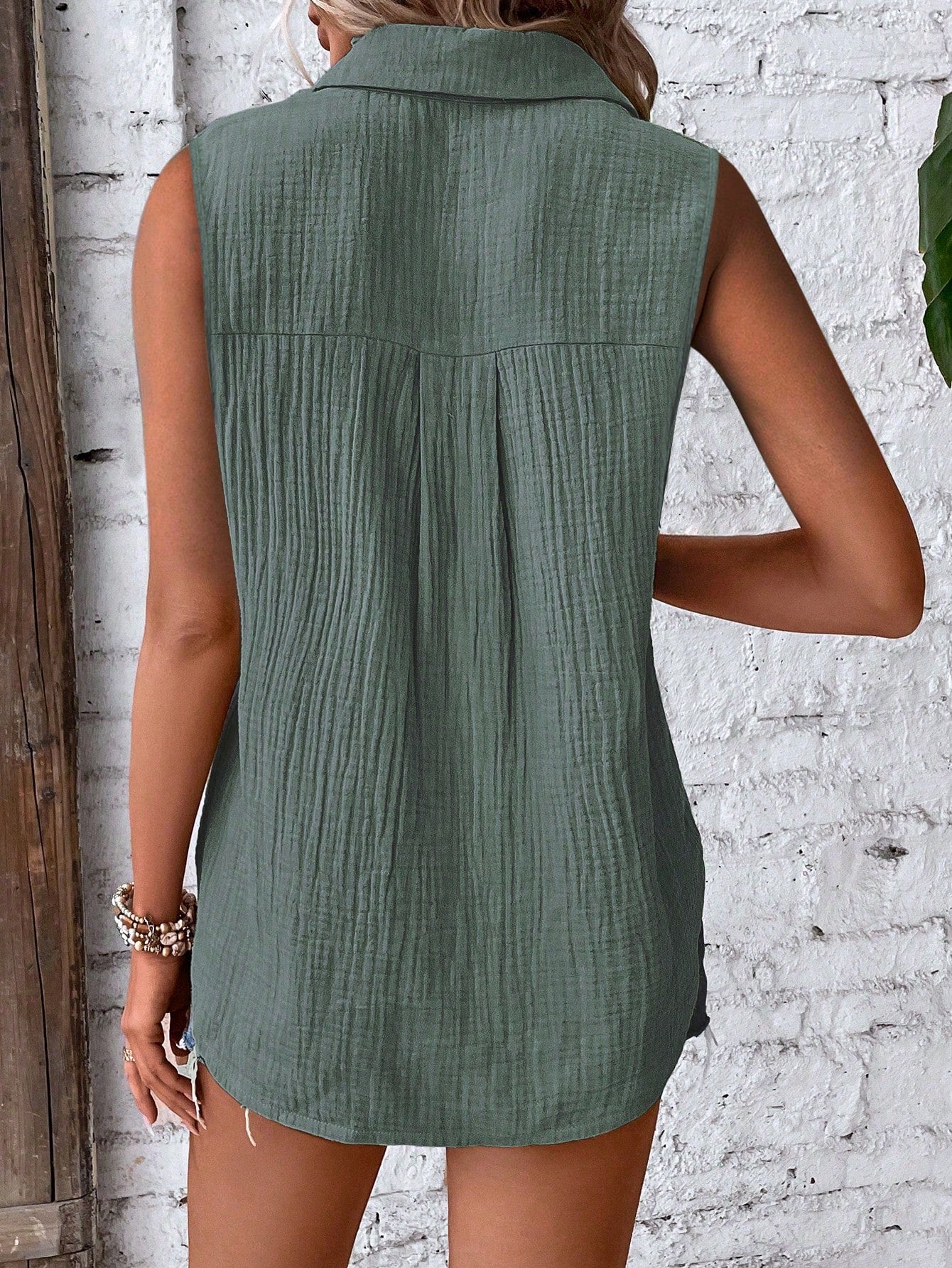 Blusa Feminina Sem Mangas - Philippa