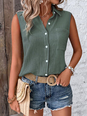 Blusa Feminina Sem Mangas - Philippa